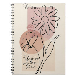Caderno Espiral Mom, You’re the Best | Floral Line