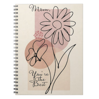 Caderno Espiral Mom, You’re the Best | Floral Line
