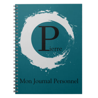 Caderno Espiral Mon Carnet Quotidien Turquois à Personnaliser