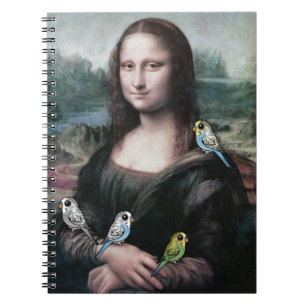 Caderno Espiral Mona Lisa & Budgies