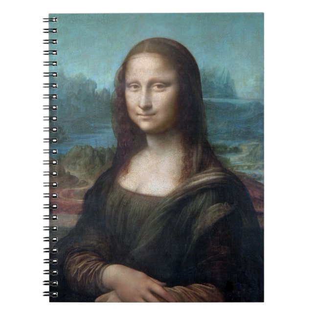 Caderno Espiral Mona Lisa Famosa Artes Visuais Leonardo da Vinci P (Frente)