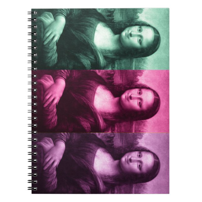 Caderno Espiral Mona Lisa Green Pink Purple (Frente)
