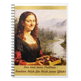Caderno Espiral Mona Lisa mag Pralinen