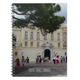 Caderno Espiral Mônaco Palácio Real em Monte Carlo Viagem Souven