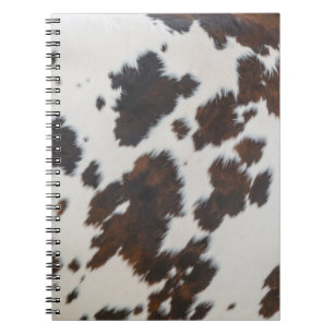 Caderno Espiral Monarca Vaca Pelo Preto