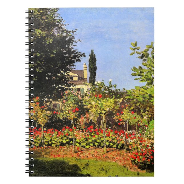 Caderno Espiral Monet - Jardim em Flor (Frente)