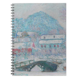 Caderno Espiral Monet - Noruega, Sandviken Village na neve