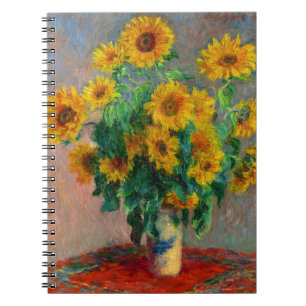 Caderno Espiral Monet Sunflower