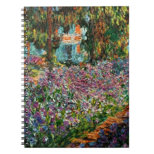 Caderno Espiral Monet The Artist Garden at Giverny (Frente)
