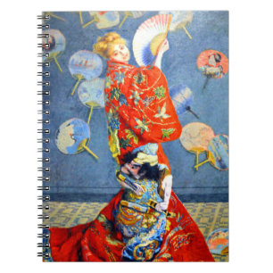 Caderno Espiral Monet Woman em Figurino Japonês