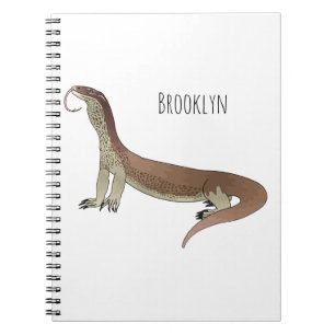 Caderno Espiral Monitor de desenho de lagarto