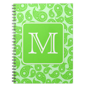 Caderno Espiral Monograma feito sob encomenda. Teste padrão