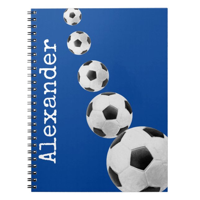 Caderno Espiral Monograma Futebol futebol (Frente)