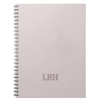 Monograma inicial minimalista de camada dupla neut