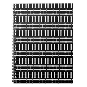 Caderno Espiral Monograma - Letra Inicial H