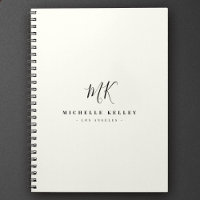 Monograma Mínimo de Luxo Na moda de Bico Negro de