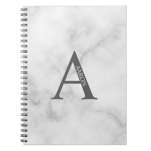 Caderno Espiral Monograma Personalizado e Bloco de Notas de Nome