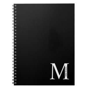 Caderno Espiral Monograma Personalizado e Bloco de Notas de Nome