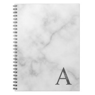Caderno Espiral Monograma Personalizado e Bloco de Notas de Nome