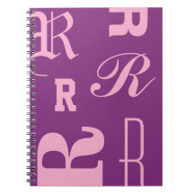 Monograma Personalizado, Iniciais Tipográficas, Ro
