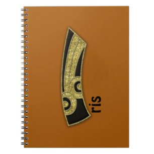 Caderno Espiral monograma retro - I