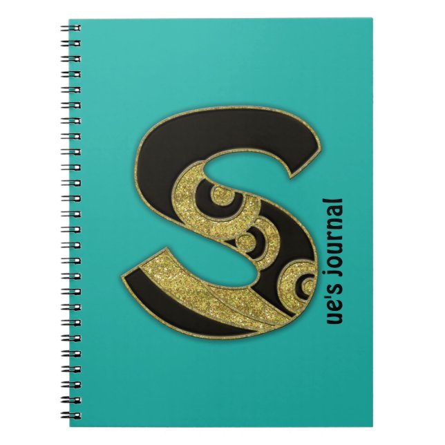 Caderno Espiral monograma retrorreflector - S (Frente)