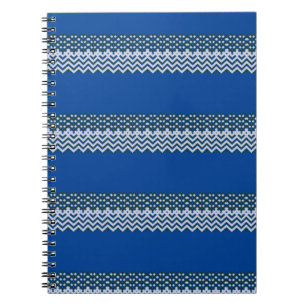 Caderno Espiral Monograma Rústico Chic Groovy