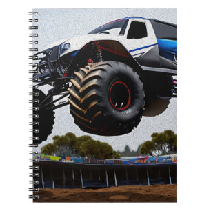 Caderno Espiral Monster Truck Launch, notebook