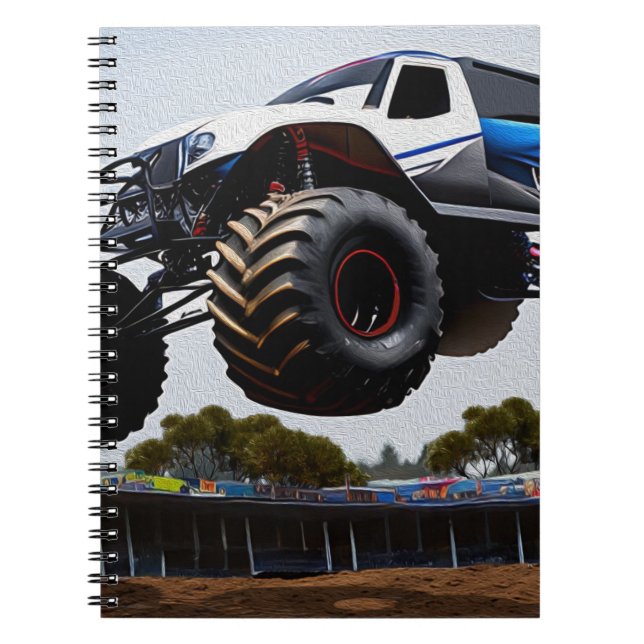 Caderno Espiral Monster Truck Launch, notebook (Frente)