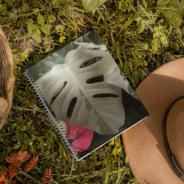 Caderno Espiral Monstera Leaf Floral Variado