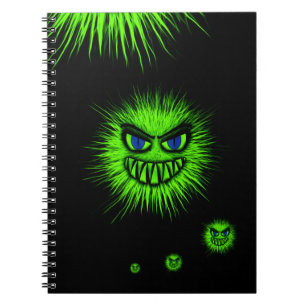 Caderno Espiral Monstro
