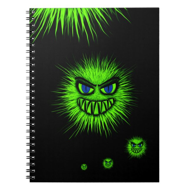 Caderno Espiral Monstro (Frente)