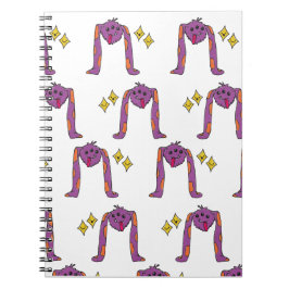 Caderno Espiral Monstro bonito do doggy