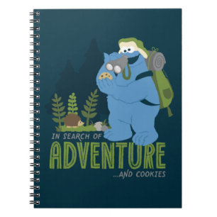Caderno Espiral Monstro de cookies Em Busca De Aventura...E Cook