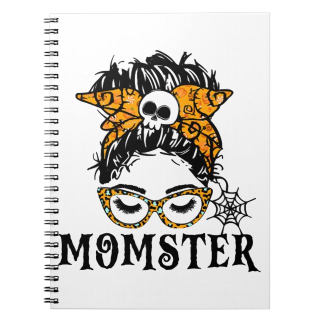 Caderno Espiral Monstro do Halloween  (Frente)
