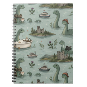 Caderno Espiral Monstro do Lago Ness