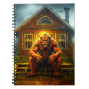 Caderno Espiral Monstro Louco