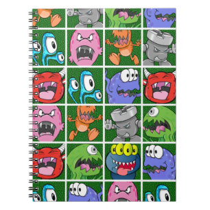 Caderno Espiral Monstros e Kaiju