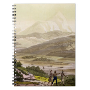 Caderno Espiral Montagem Cayambe, Equador, 'de Le Traje Ancien e