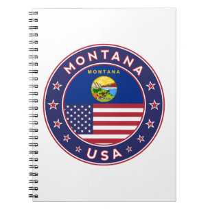Caderno Espiral Montana, capa de telefone Montana, adesivo Montana