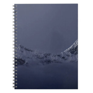 CADERNO ESPIRAL MONTANHA COBERTA COM GELO