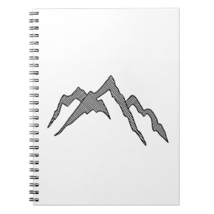 Caderno Espiral Montanha Doodle