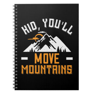 Caderno Espiral Montanhas - Criança, Mova Montanhas