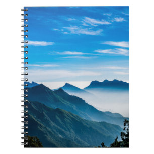 Caderno Espiral Montanhas da Manhã Paisagem Mista