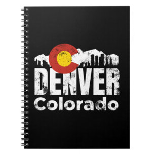 Caderno Espiral Montanhas Denver Colorado