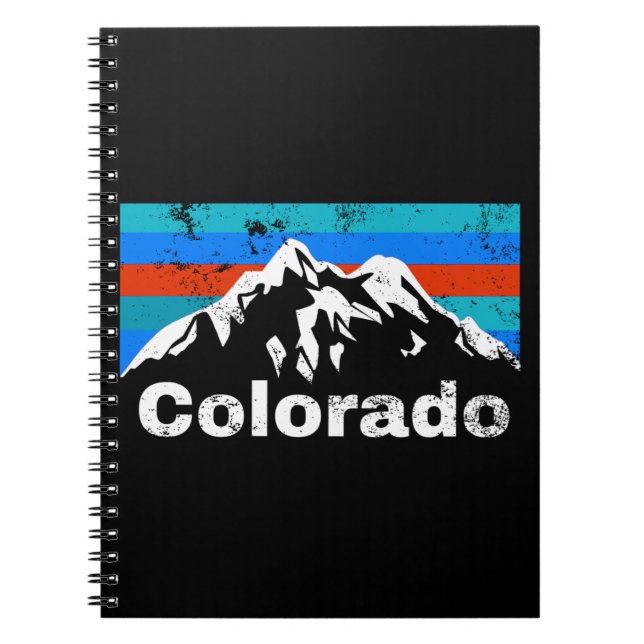 Caderno Espiral Montanhas do Colorado (Frente)