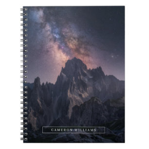 Caderno Espiral Montanhas   Dolomites Mountain, Itália