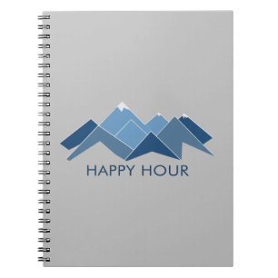 Caderno Espiral Montanhas Feliz Hora