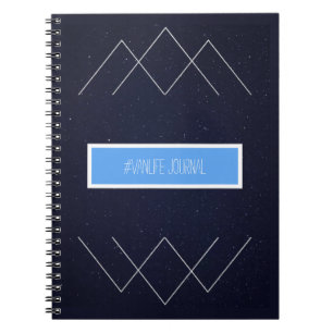 Caderno Espiral Montanhas Geométricas de Fome #Diário Vanlife