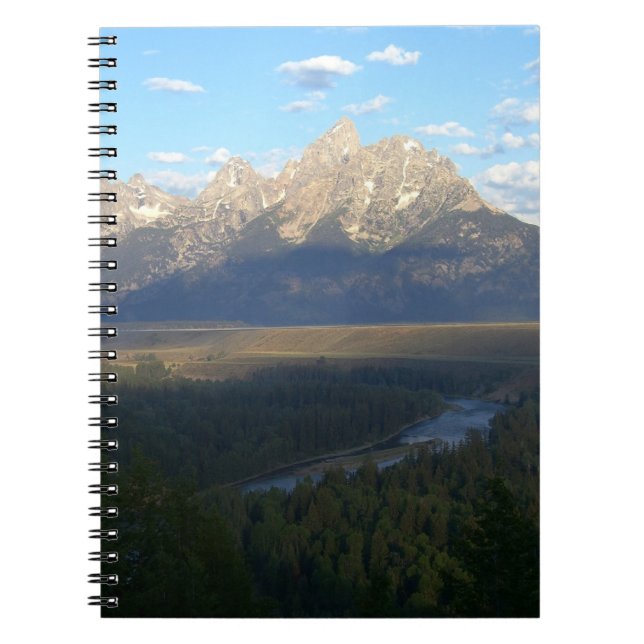 Caderno Espiral Montanhas Jackson Hole (Grande Parque Nacional de  (Frente)